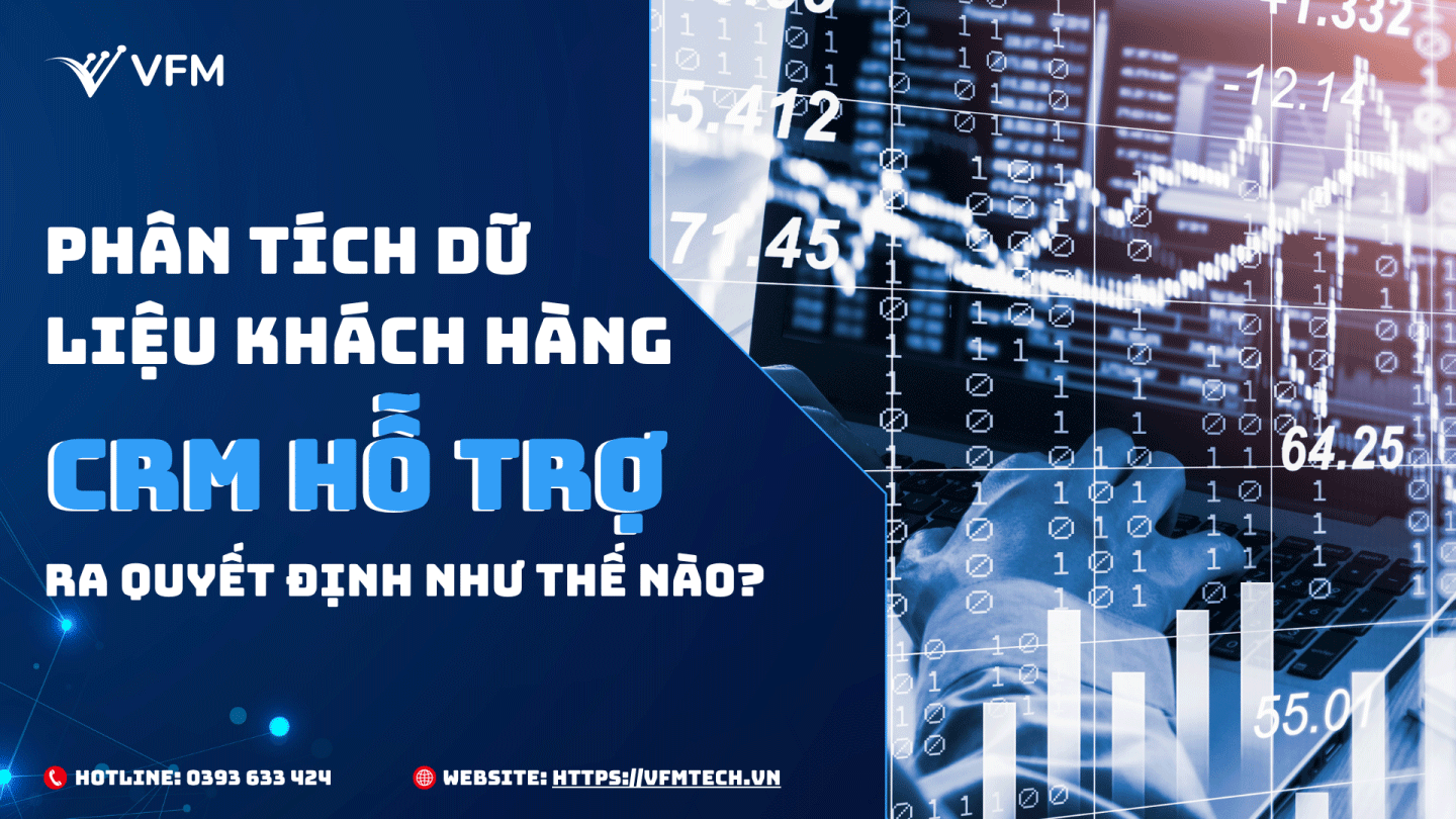 Phân tích dữ liệu khách hàng: CRM hỗ trợ ra quyết định như thế nào?